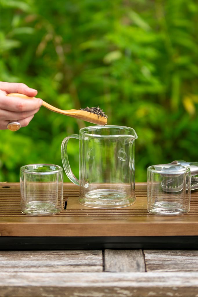 Casaware 3pc Double Wall Tea Strainer/Tea Cup Set